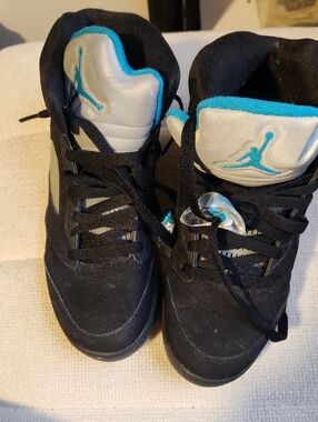Black And Teal Sneaker